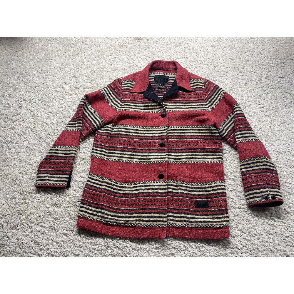 RALPH LAUREN Women's Safari Outfitters Aztec Indian Blanket Barn Jacket Size M