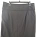 Badgley Mischka Women's Button Front wool Skirt Black Size 10