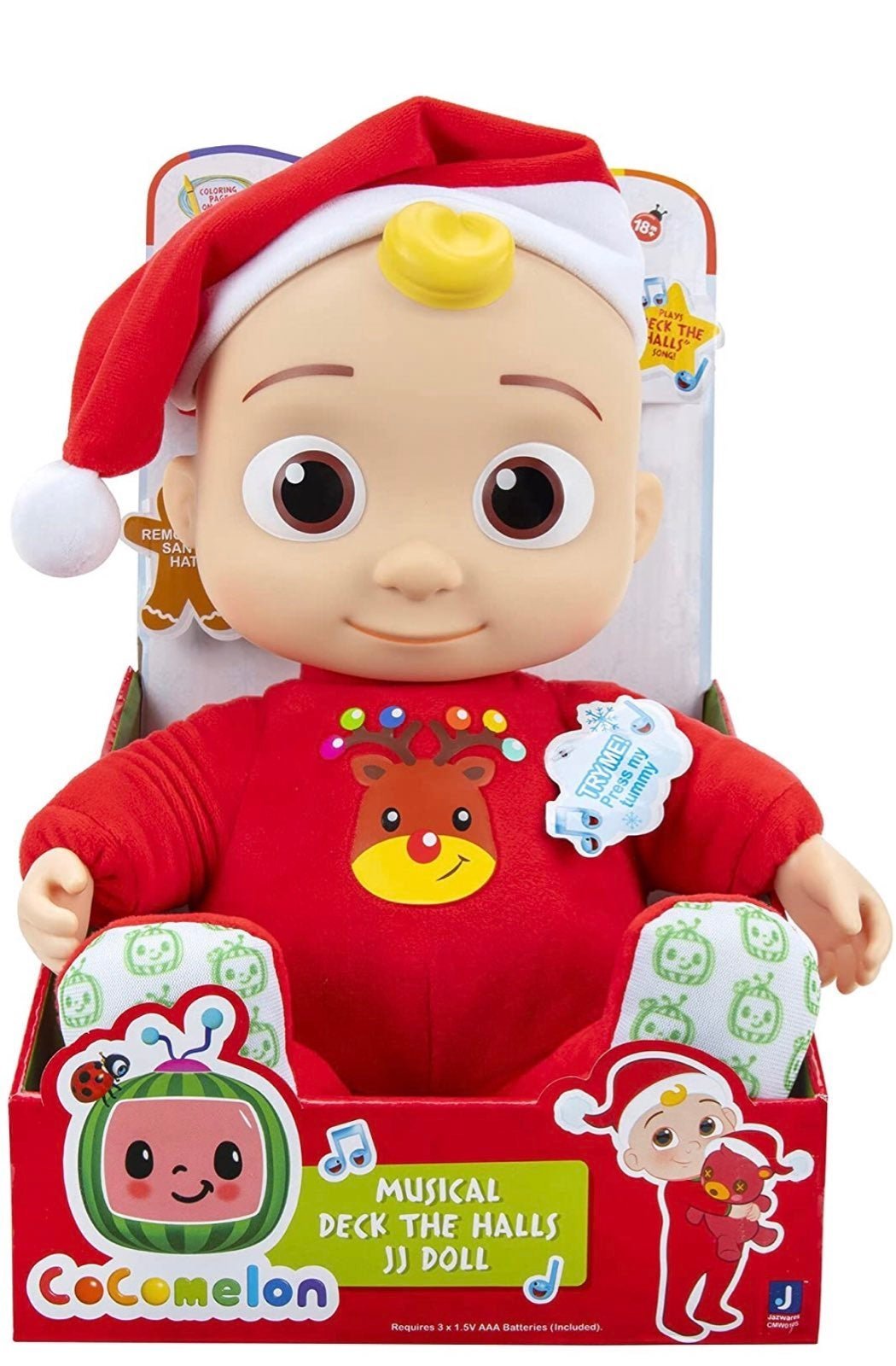 CoComelon Musical Deck The Halls JJ Doll