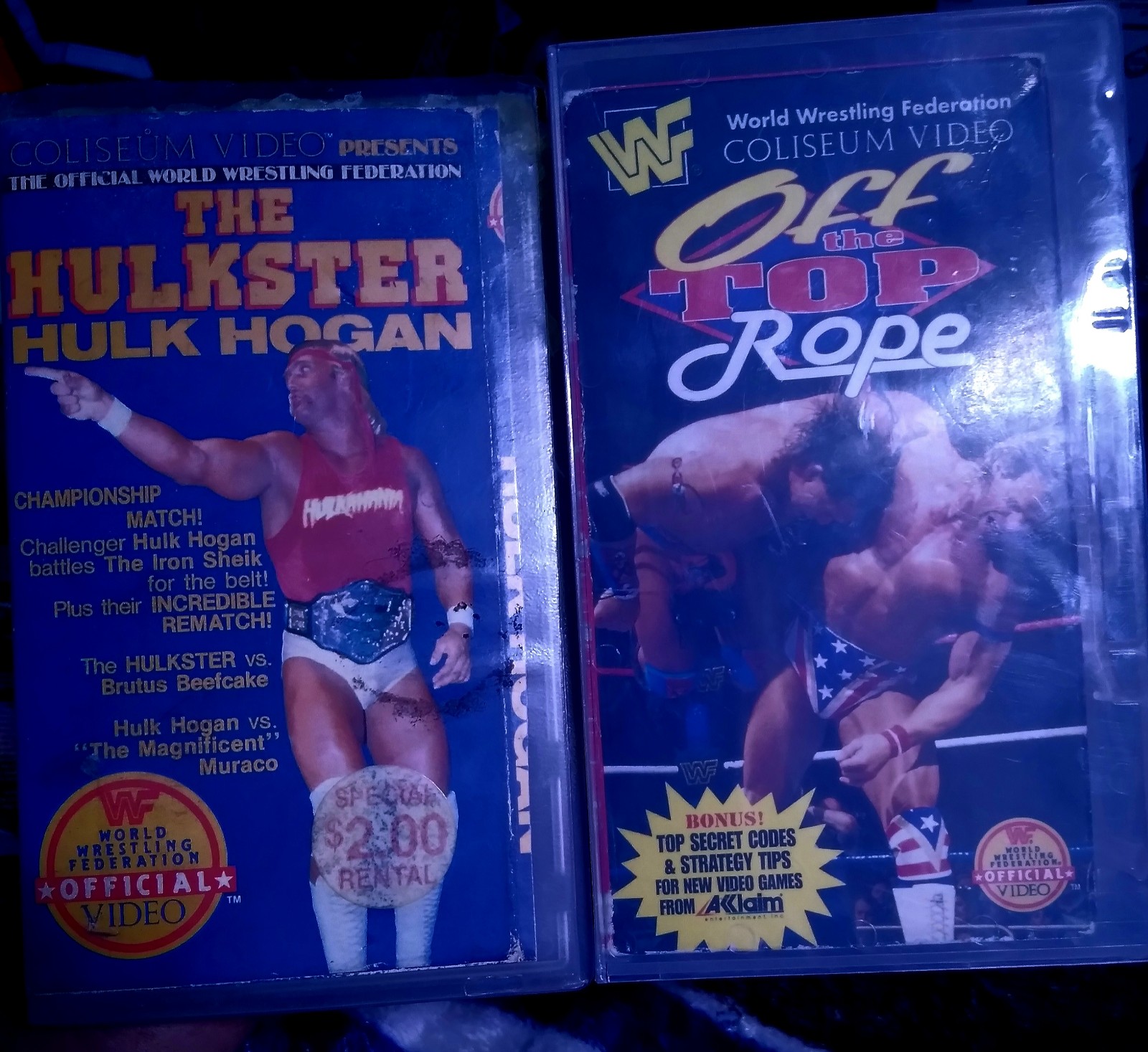 Vintage 1988 Coliseum Video VHS Wrestlings tapes