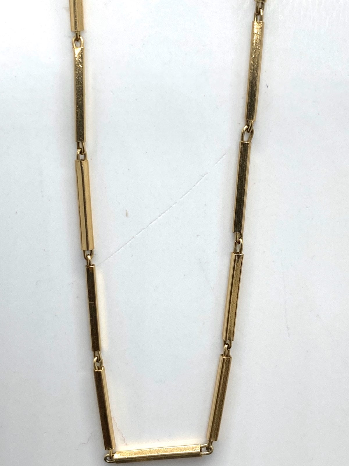 14k Real yellow Gold Fancy Style Necklac
