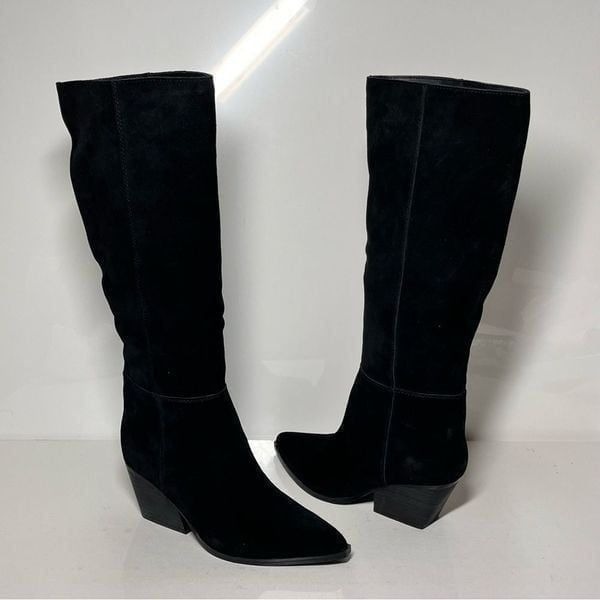 Marc Fisher Challi LTD Suede Tall Shaft Boot Size: 7.5