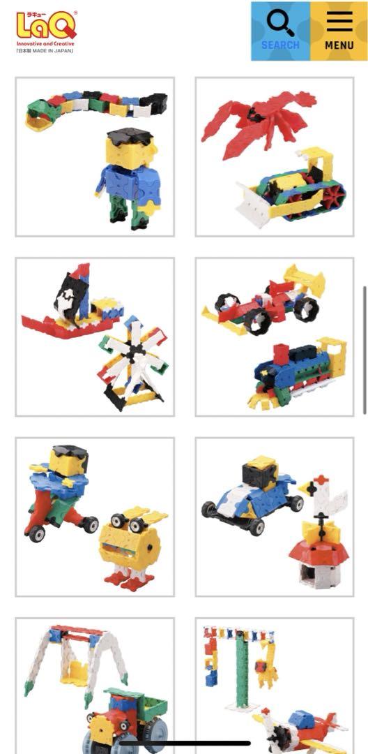 LaQ BASIC 2400 Color + α Toy Building Blocks
