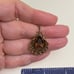 14 Kt Vintage Ornate Lt Brown Topaz Faceted Pendant Necklace Victorian Antique
