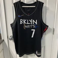 Kevin Durant NBA Brooklyn Nets Nike City Edition Swingman Jersey No 7 Size XL 52
