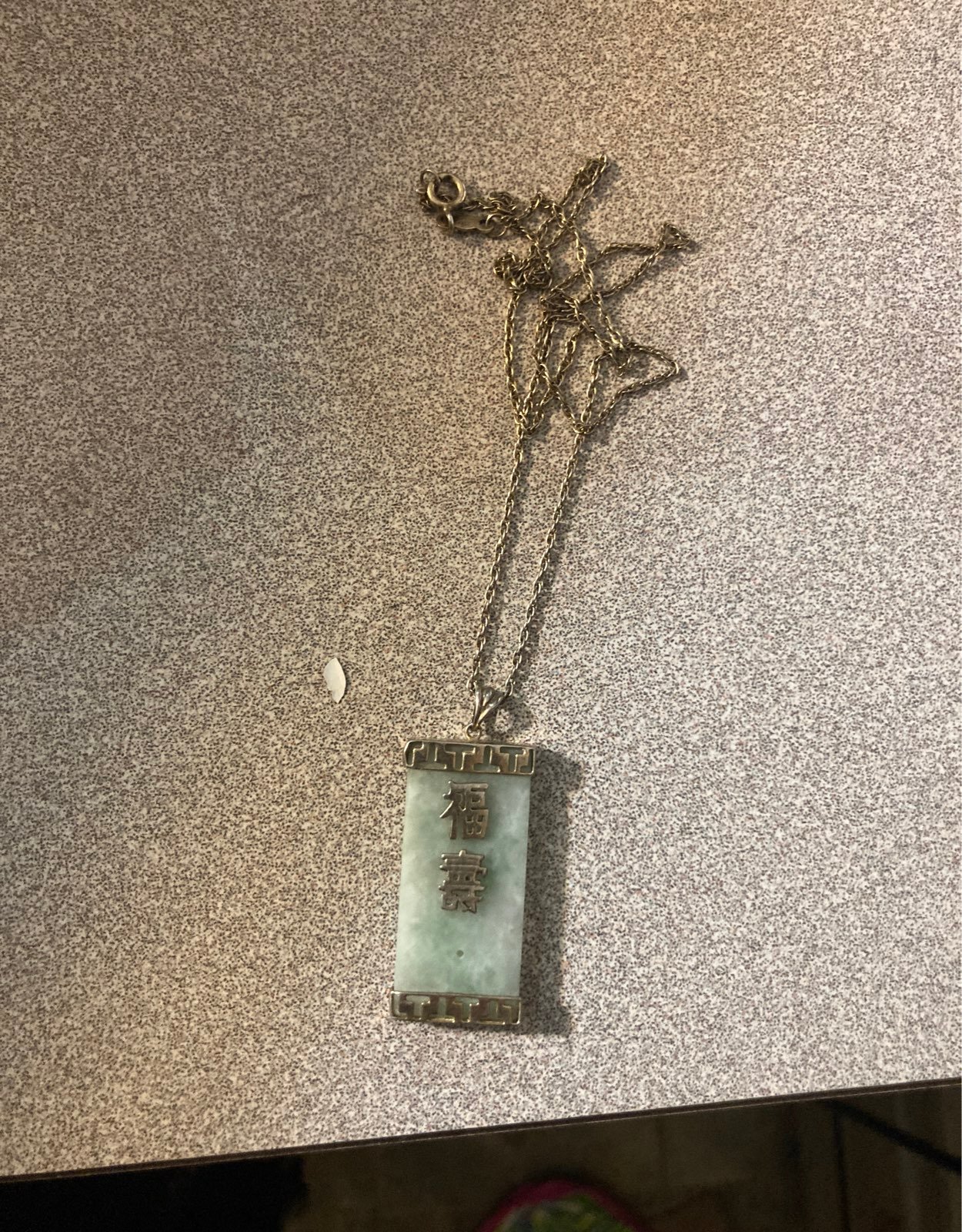 Jade oriental necklace for women