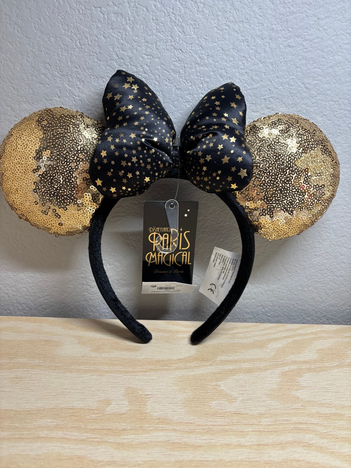 Disneyland Paris is magical black and gold Minnie ears