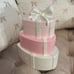 Pink Valentines 3 stacked bow heart gift boxes Coquette decor