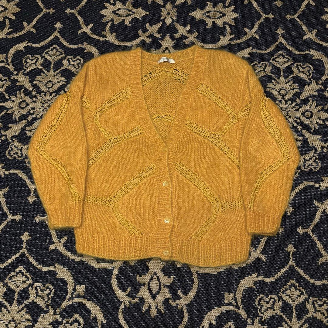 90s ~ corrente mohair 78% cardigan