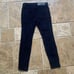 Frye Melissa Velvet Pants Midnight Shadow Navy 27 Skinny Corduroys