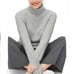 NWT J. Crew Turtleneck Sweater Supersoft Yarn Heather Gray XS