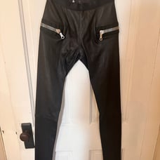 Les Chiffoniers Leather Leggings