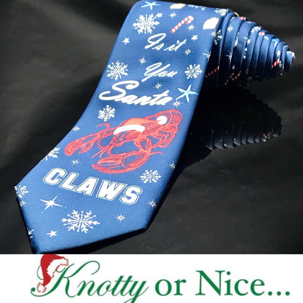 Knotty & Nice Is It You Sant Claws Tie