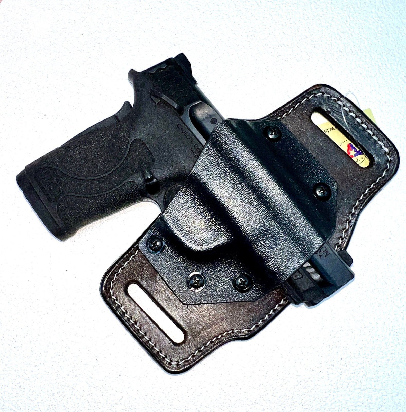 Texas 1836 Right Hand Kydex Belt Holster for S&W M&P Shield EZ 380 9mm
