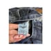 Mavi Men's Blue Dark-Wash Two-Toned Straight-Leg Mid-Rise Denim Jeans Size 34/36
