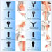 Massage Gun Deep Tissue, Percussion Muscle Massager Gun, 30 Speeds Quiet Handhel