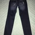 Kancan Dark Whiskered Distressed Destroyed Raw Hem Cropped Capri Jeans 11 29