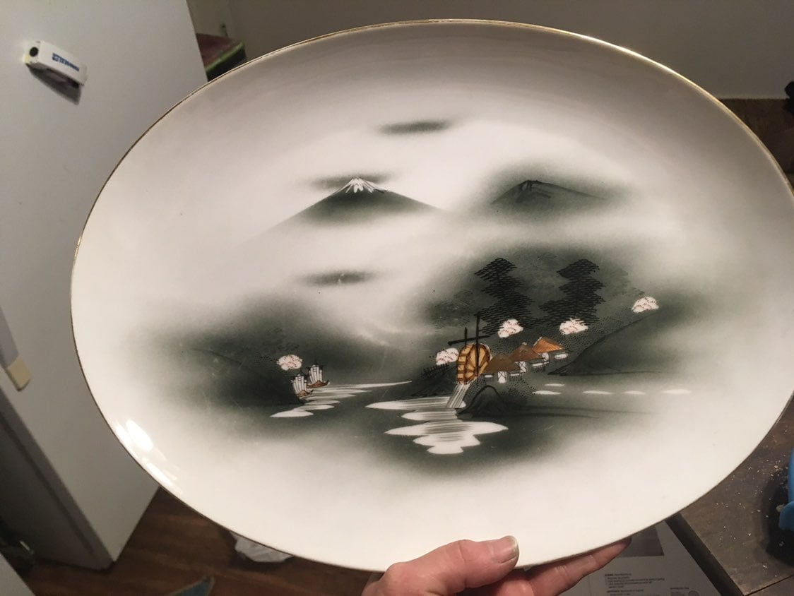 Vtg Diamond China-43 Pc-Asian Scene