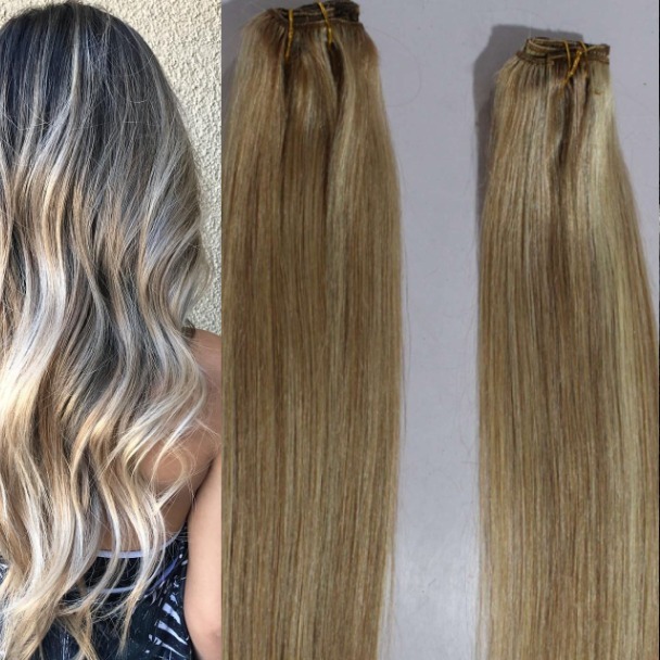 18 Machine Weft Hair Extension #18/613