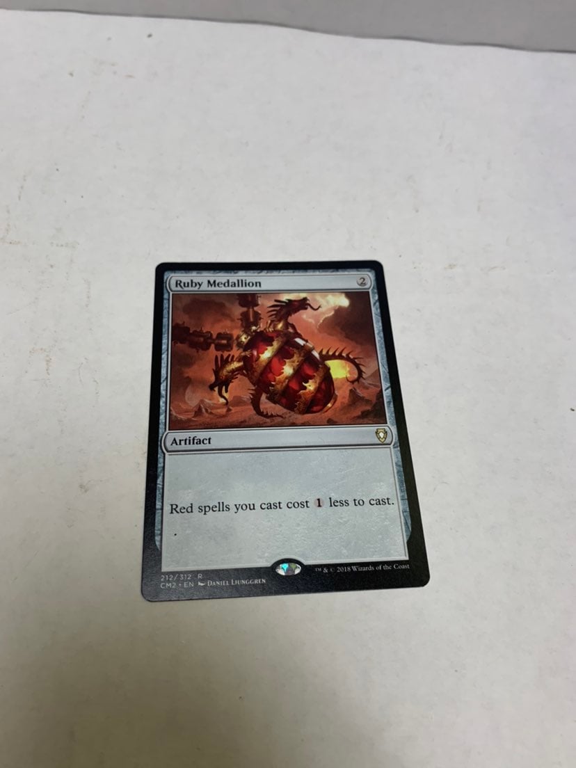 RUBY MEDALLION MAGIC CARD