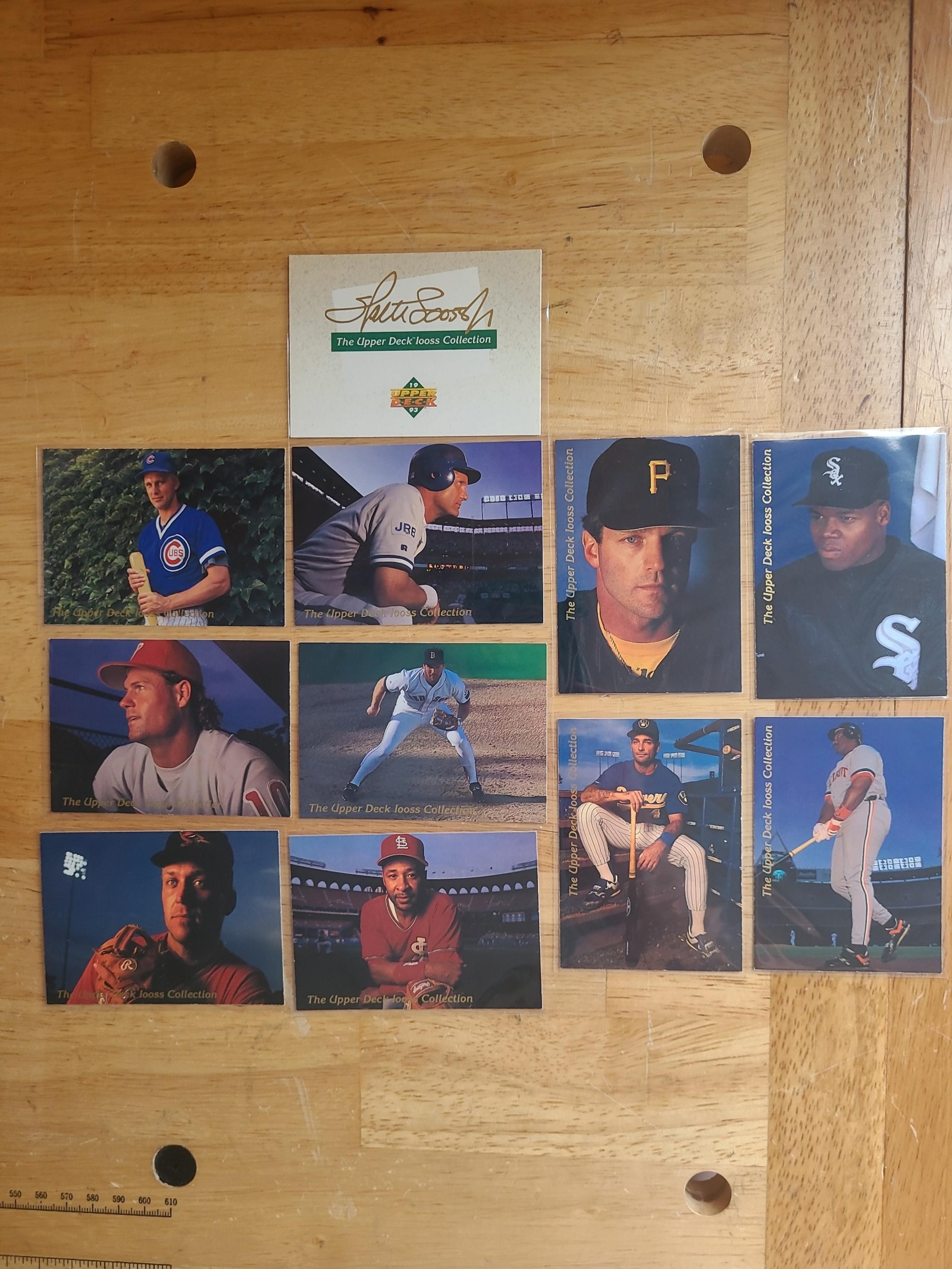 1992 Upper Deck Baseball Walter Iooss JR Collection Trading Card Lot HOF