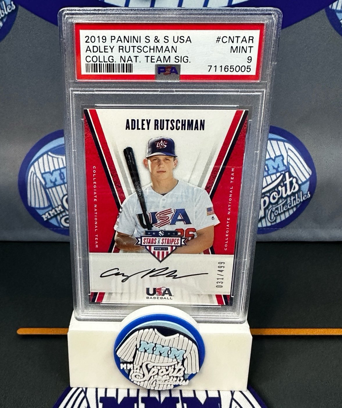 2019 Panini Prizm Draft Picks Adley Rutschman Auto RC Hyper