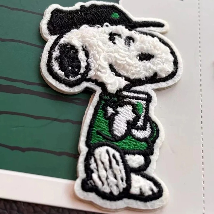 Snoopy Starbucks 2025 Peanuts Embroidered Sticker Sew-On Patch - NEW!