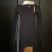 SKIMS Body Black Long Sleeve Slip Dress XS