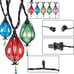 Multicolor Fairy String Lights with 10 Bulbs Connectable Waterproof