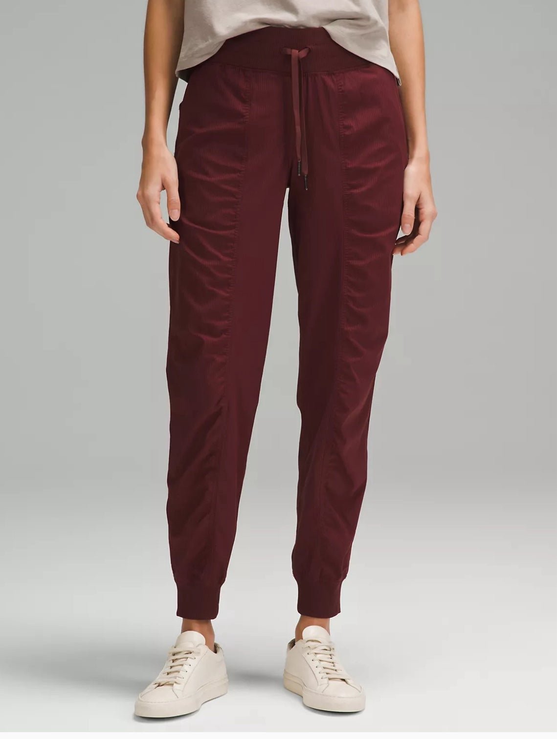 Lululemon Dance Studio Mid-Rise Jogger Women’s Size 2 Full Length Red Merlot NWT