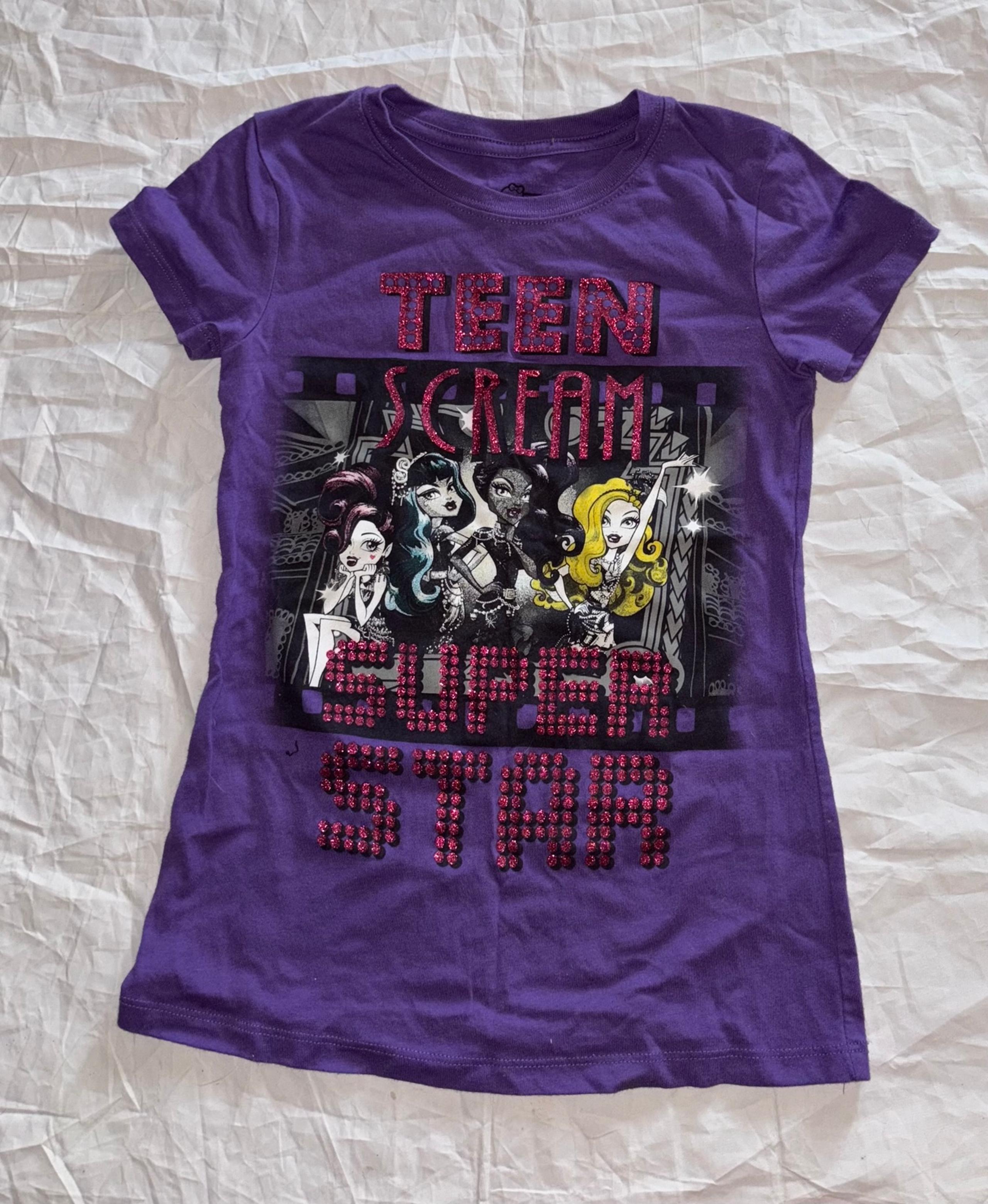 Monster High M 7/8 girls tee Shirt