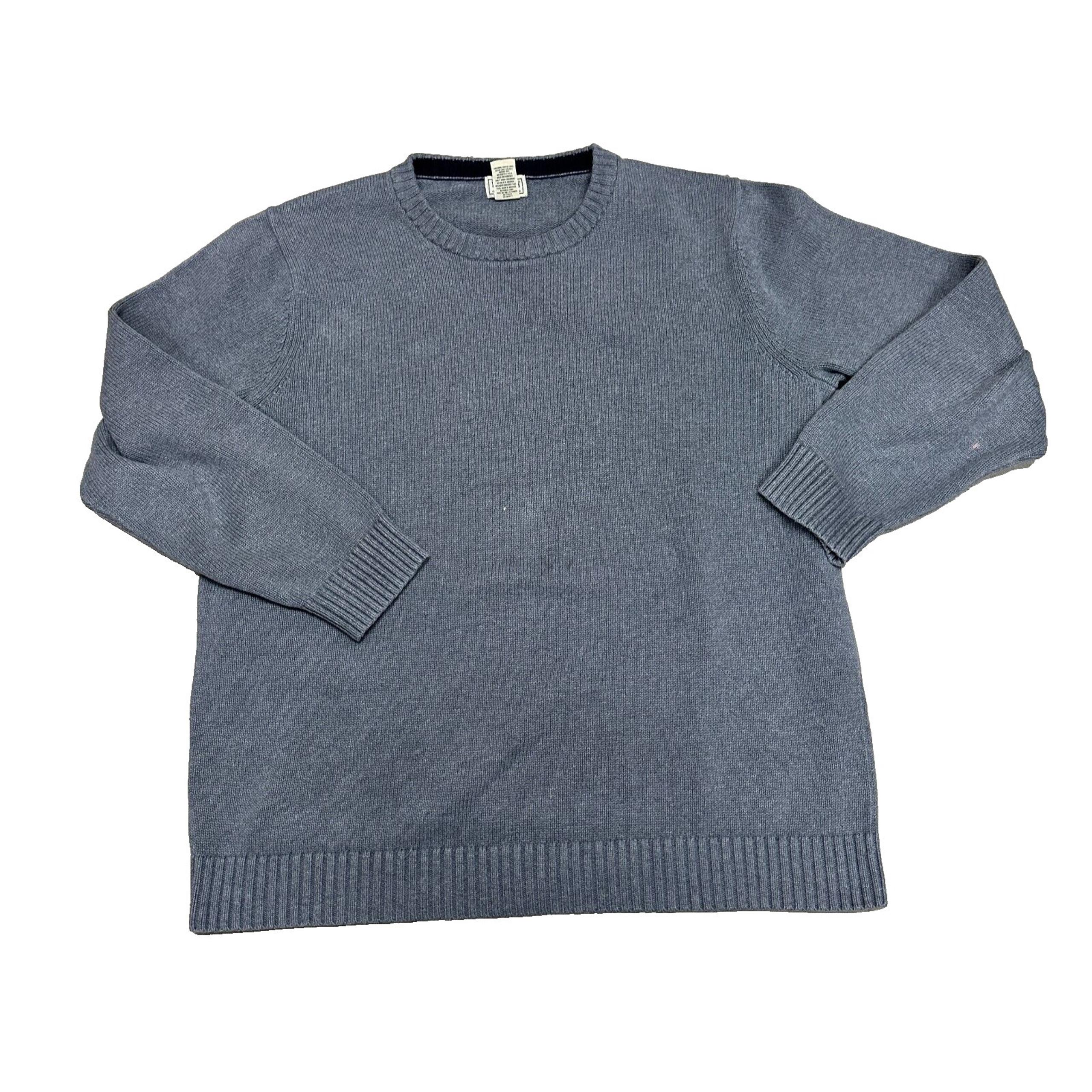 L.L. Bean Sweatshirt Mens XL-T Gray Solid Long Sleeves Stretched Casual Outdoor