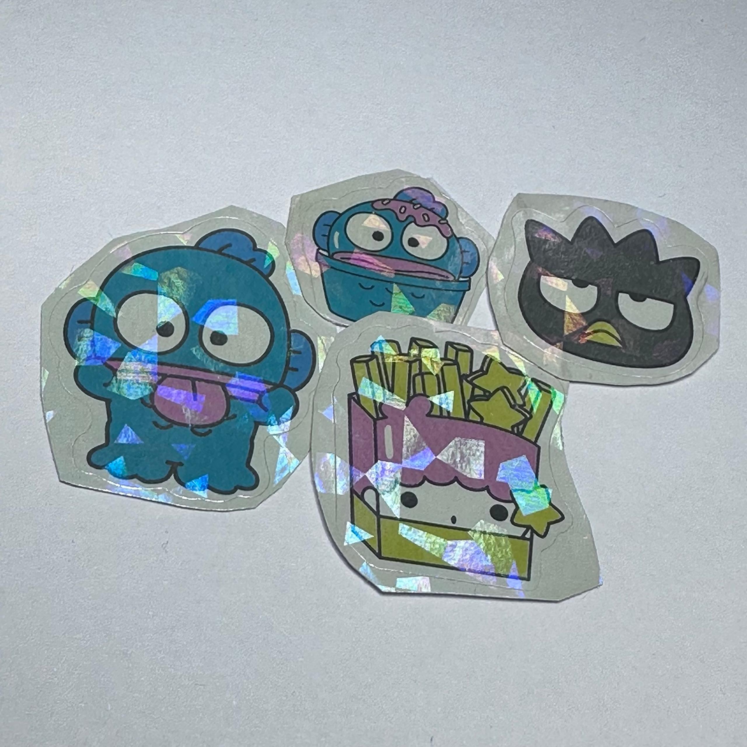 New Sanrio San-X Hello Kitty Badtz-Maru Twin Stars Hangyodon food stickers