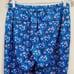 J. Crew Floral Scarf Printed Silk Twill Easy Pull On Ankle pants Size 4