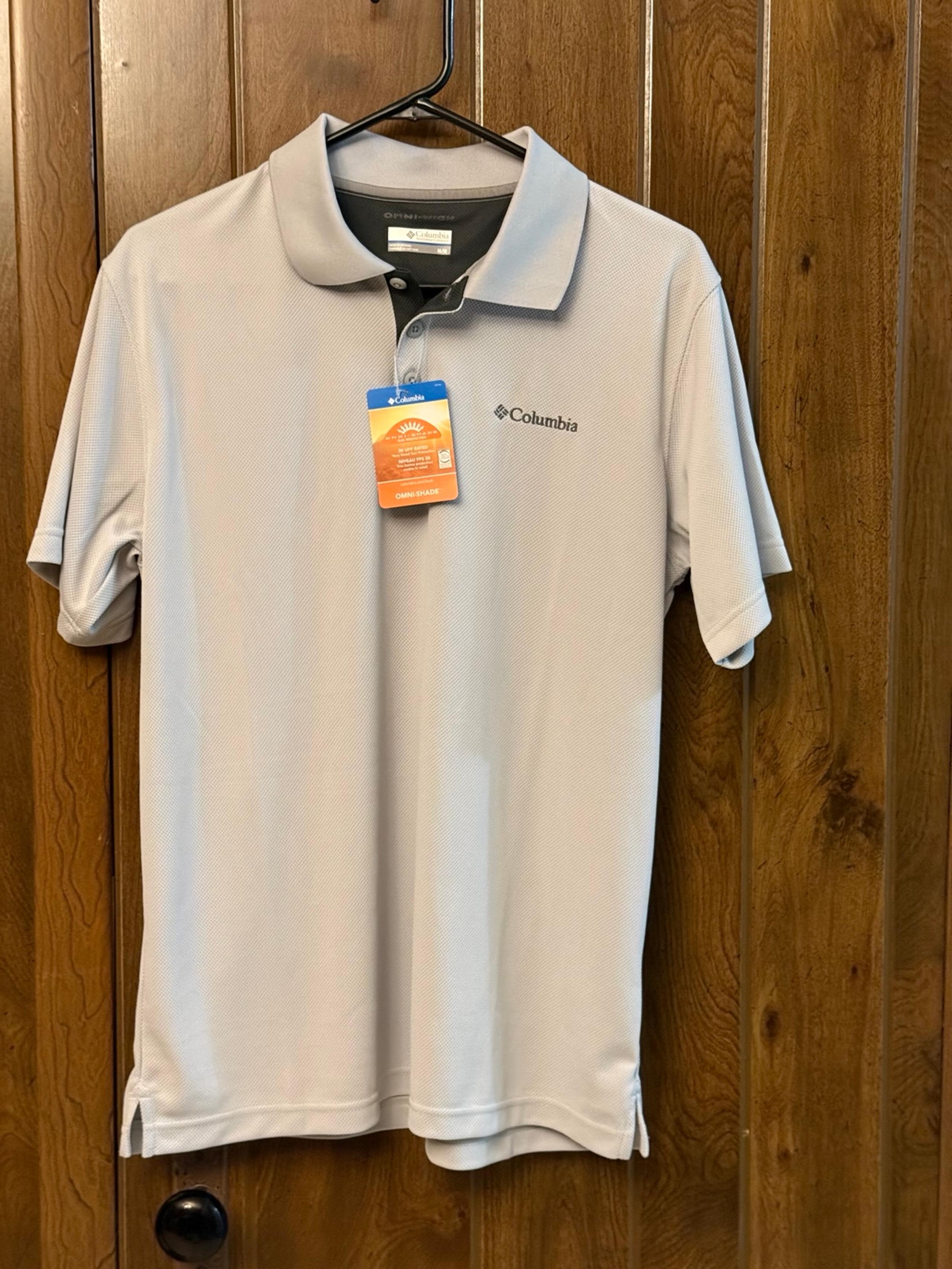 NWT Mens Columbia polo shirt sz medium