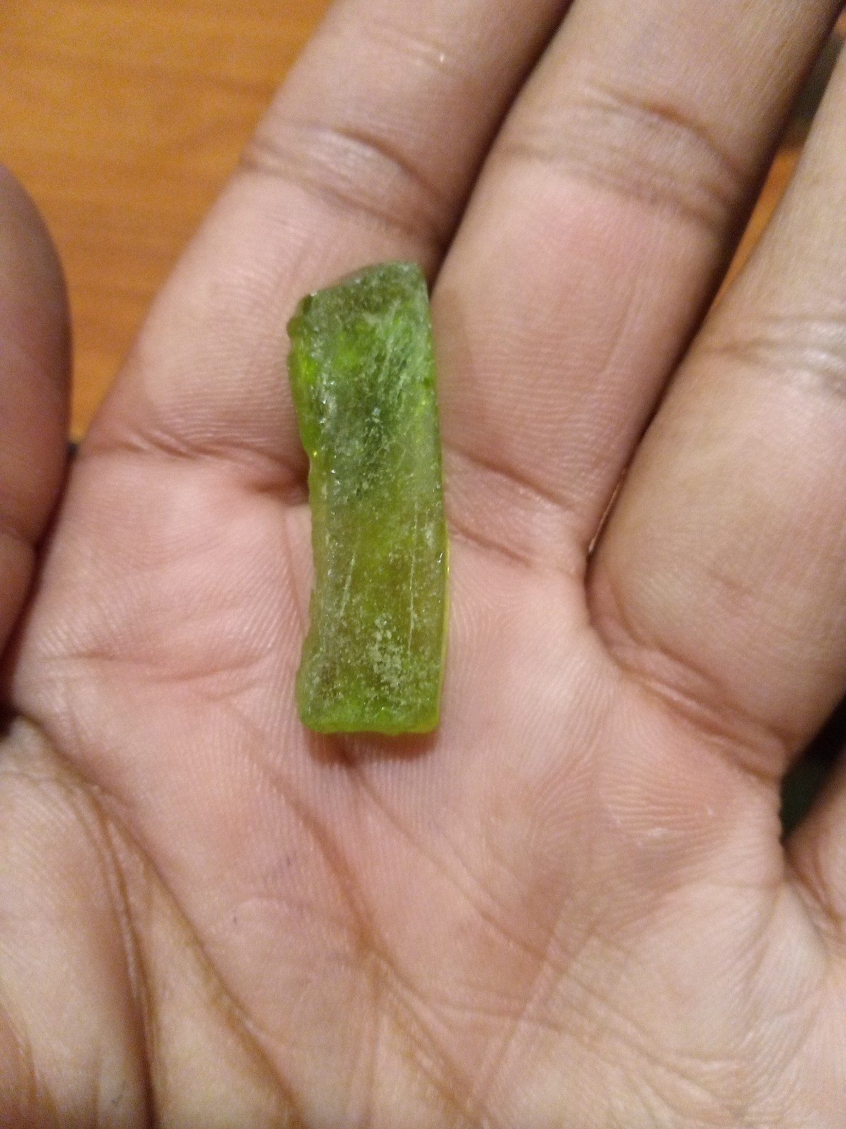 moldavite very raw