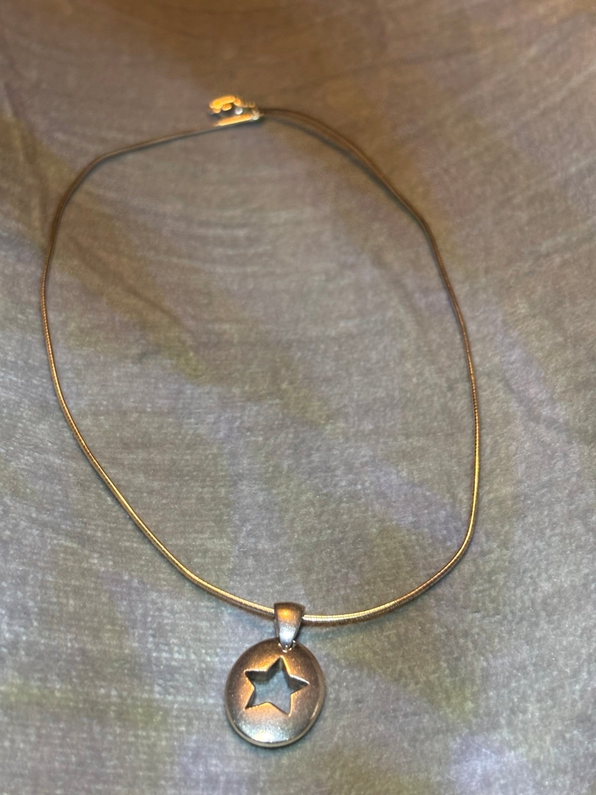 Tiffany and Co. Cut-Out Star Pendant Necklace