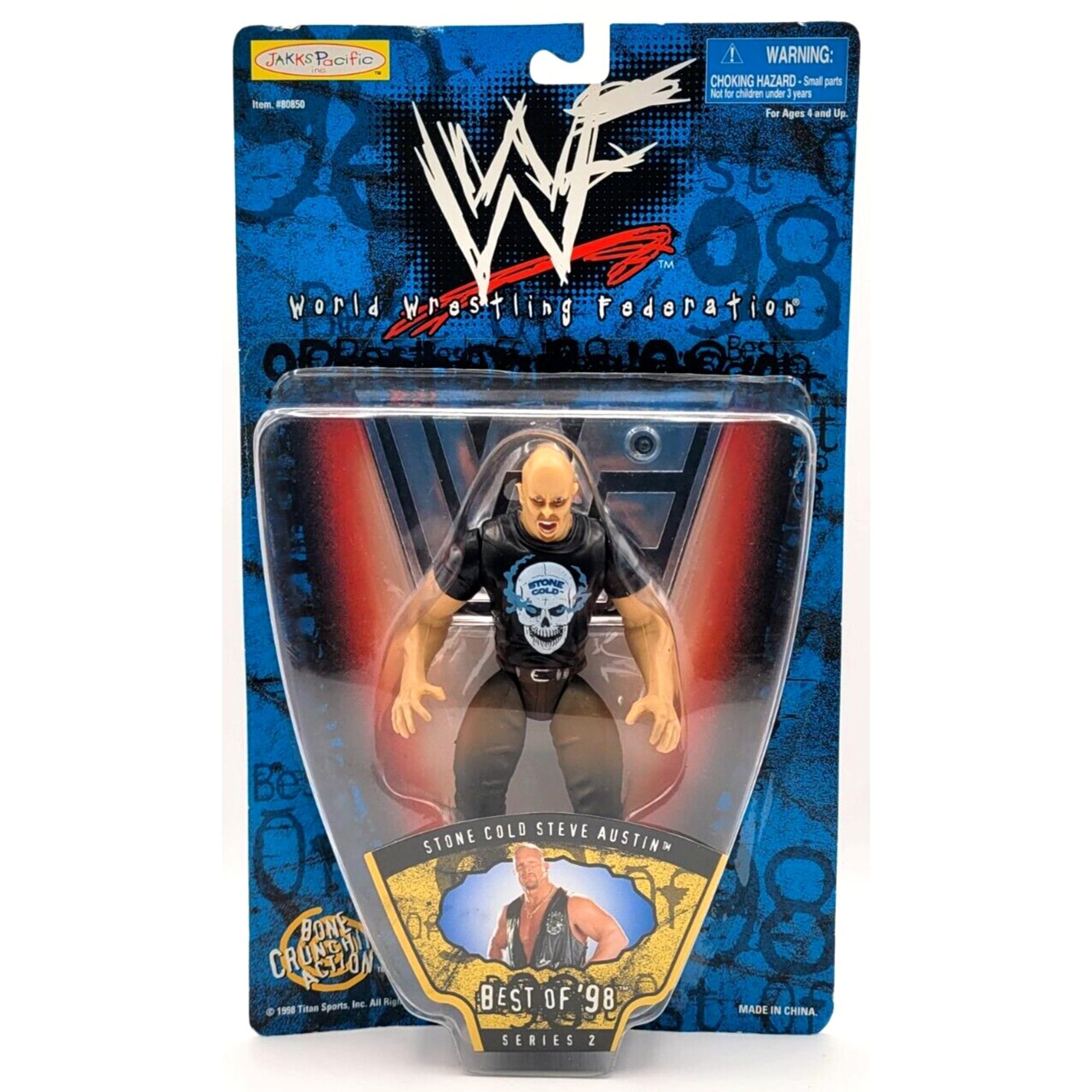 STONE COLD STEVE AUSTIN WWF BEST OF '98 SERIES 2 1998 SEALED ACTION FIGURE - WWE