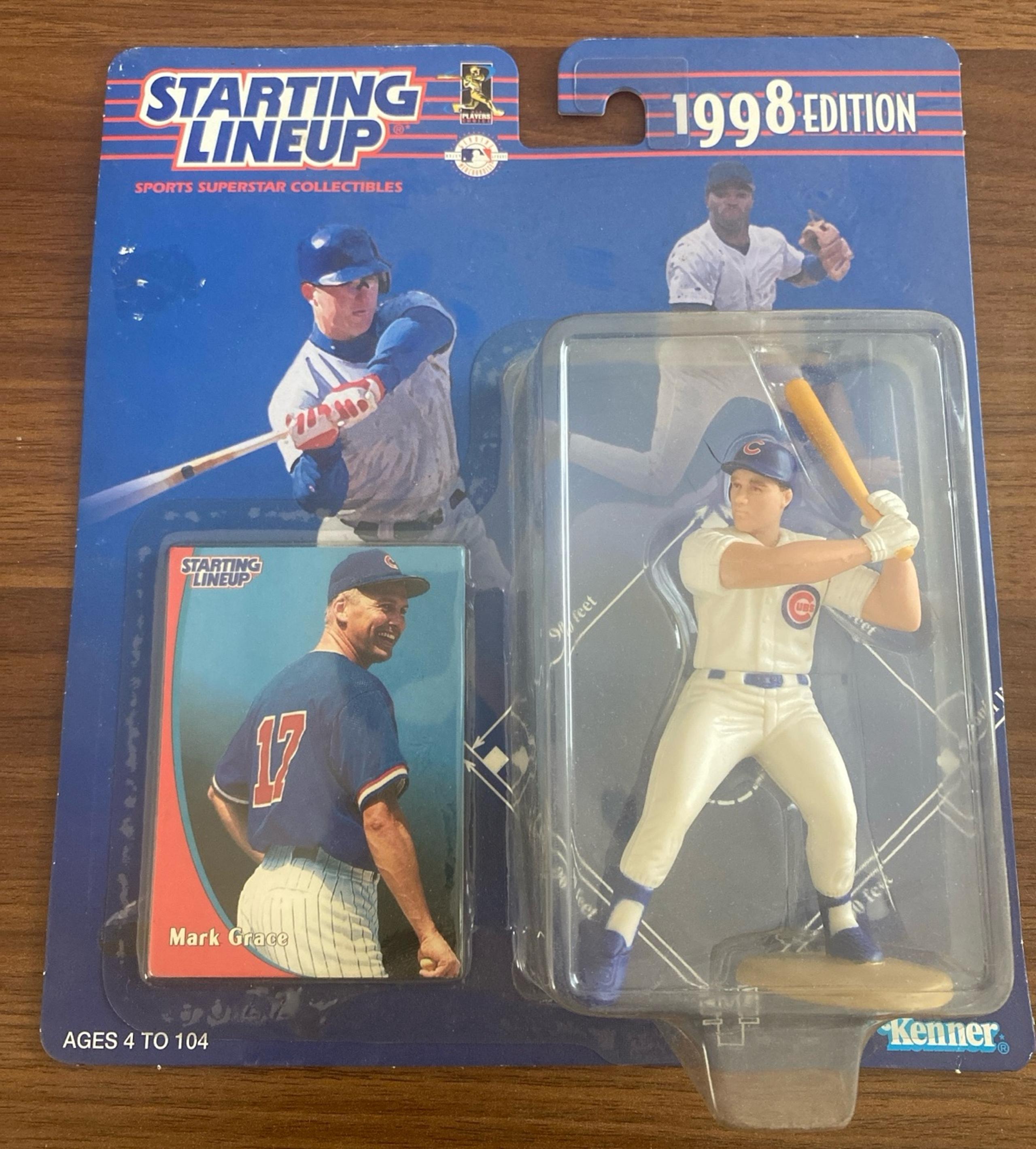 1998 Mark Grace Starting lineup Chicago Cubs baseball