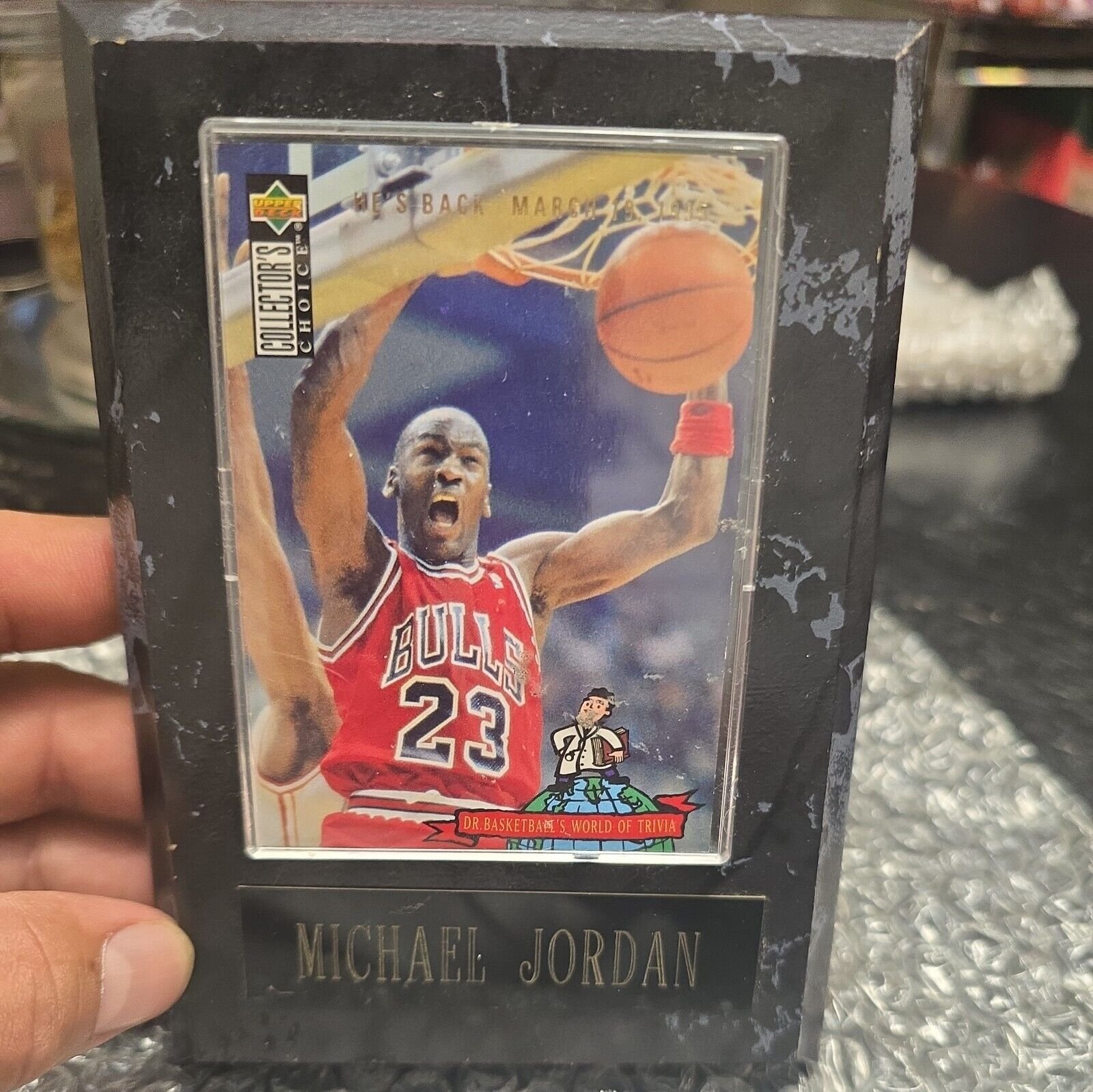 1995 COLLECTOR CHOICE #410 MICHAEL JORDAN CHECKLIST #311-410 Excellent Condition