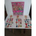 SHURE Teeny Tiny Triplets Wooden Magnetic Dress Up Dolls & Case 49 Pieces