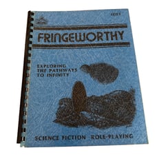 FRINGEWORTHY SCIENCE FICTION RPG BY TRI TAC, IDET, 1984, SPIRAL BOUND