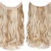 20 inch fish line band halo hair extension.