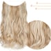 20 inch fish line band halo hair extension.