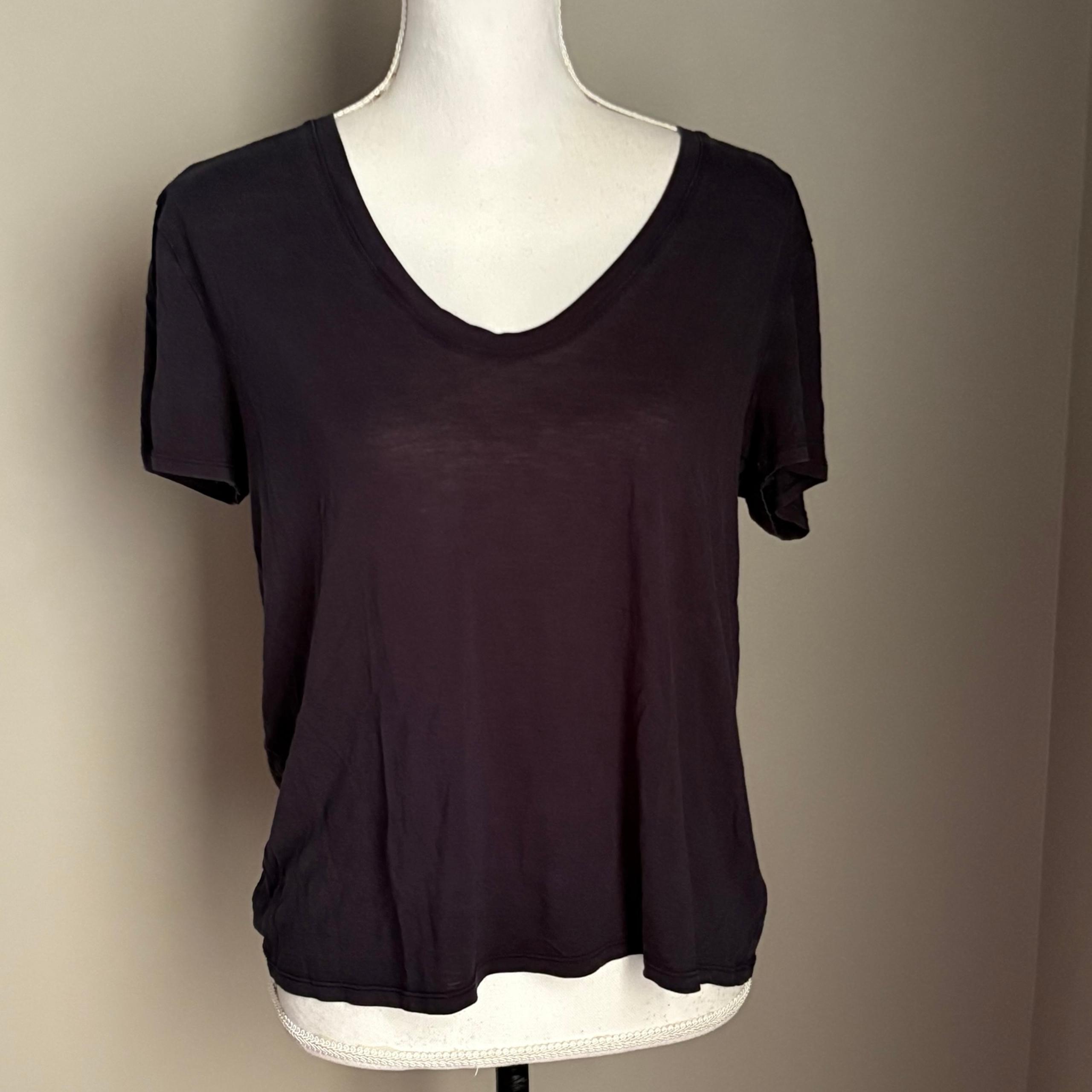 Women’s Express Relaxed T Shirt Medium M Black