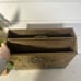 Vintage Brass Magazine Rack | Mid Century | Hammered Brass