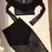 bodycon Two piece Skirt Set