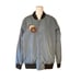 Hollister Blue Gray Medium Bomber Style Jacket with Halley’s Comet & flag patch