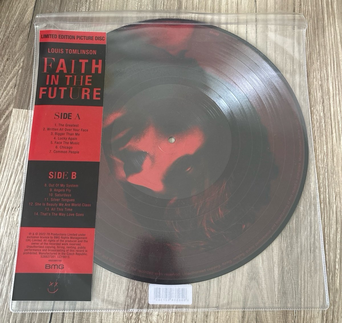 faith in the future picture disk