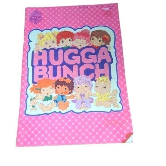 Vintage 80s Hugga Bunch Hallmark Cross Stitch Book